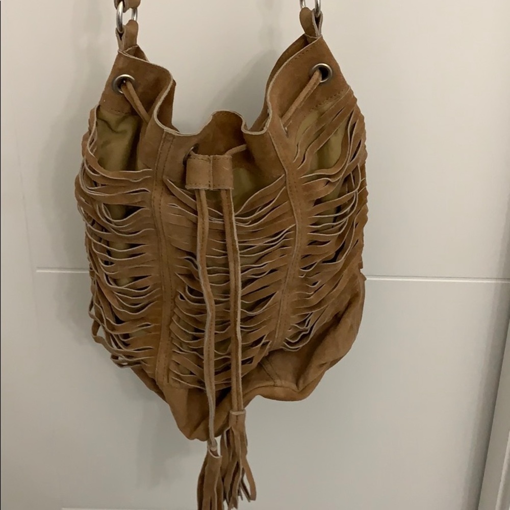 Brown Suede Purse